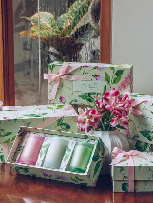 Niana Spring Summer Candle Trio - Freesia, Frangipani, Tuberose